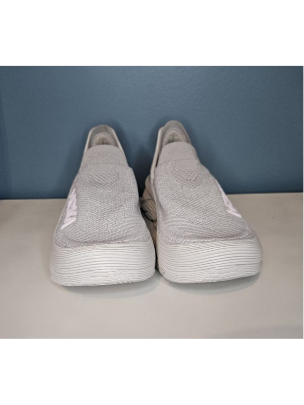 Hoka One U Restore TC in Stucco/Putty/Pink Recovery Slip On Sneakers Sz 10 - Picture 8 of 9